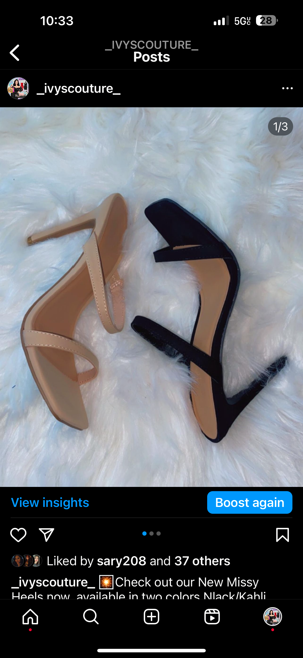 Missy heels Black
